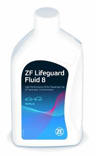 ZF Olej LifeguardFluid 8 skrzyni 845RE 2013-2017 CHRYSLER 300 / LANCIA THEMA / DODGE CHALLENGER  CHARGER / JEEP GRAND CHEROKEE WK2 WL / RAM 1500 13-18 / DURANGO 14-18