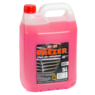 Płyn do chłodnic różowy FREZER 5 litrów -35°C G12+ 
