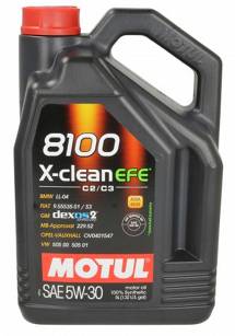 Olej silnikowy 5w30 MOTUL 8100 X-clean C3 5l.
