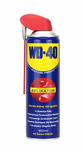 Uniwersalny preparat WD40  przeznaczony do smarowania odrdzewiania i konserwacji wszelkich powierzchni (z aplikatorem) - 450 ml