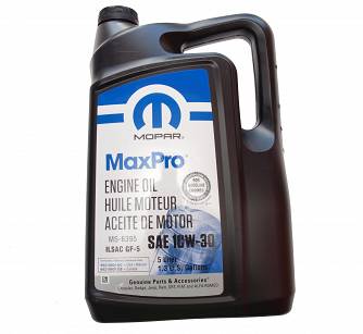 Olej silnikowy 10W30 MOPAR MaxPro JEEP CHRYSLER DODGE - 5l. MS-6395
